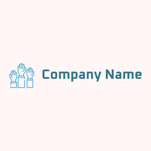 Charity logo on a Snow background - Abstrait
