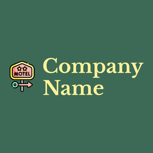 Motel logo on a Spectra background - Reise & Hotel