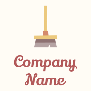 Standing Broom logo on a White background - Cleaning & Maintenance
