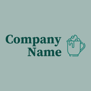 Hot chocolate logo on a Conch background - Alimentos & Bebidas
