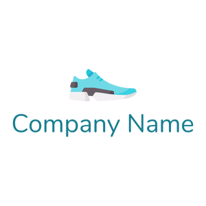 Blue Running shoes on a White background - Moda & Belleza