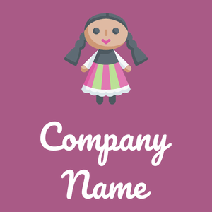Doll on a Tapestry background - Niños & Guardería