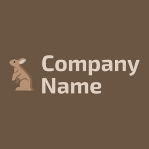 Rabbit logo on a Quincy background - Animales & Animales de compañía