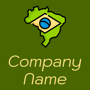 Brazil logo on a Olive background - Reise & Hotel
