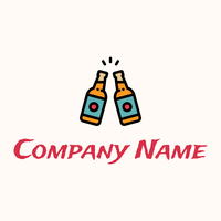 Cheers Beer logo on a Seashell background - Alimentos & Bebidas