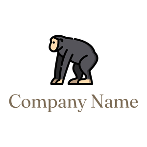 Chimpanzee on a White background - Animales & Animales de compañía