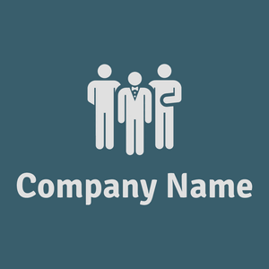 Body guard logo on a blue background - Sicherheit