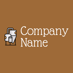 Brewery logo on a Desert background - Alimentos & Bebidas