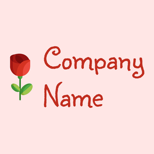 Leaves Rose logo on a Misty Rose background - Dating