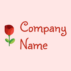 Leaves Rose logo on a Misty Rose background - Computer