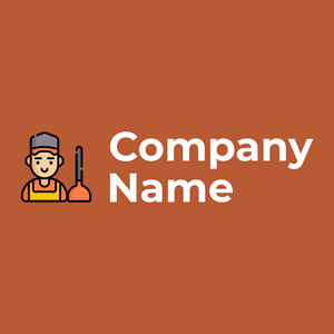 Plumber logo on a Smoke Tree background - Empresa & Consultantes