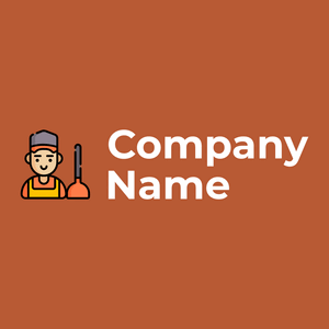 Plumber logo on a Smoke Tree background - Affari & Consulenza