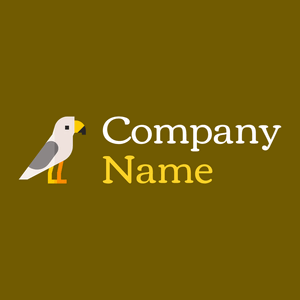 Falcon on a Olive background - Dieren/huisdieren