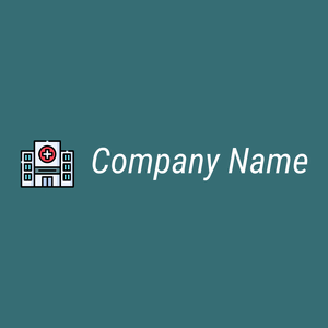 Hospital logo on a Ming background - Medical & Farmacia
