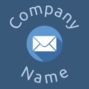 Email logo on a Matisse background - Communicações