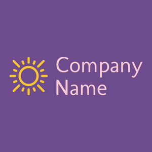 Sun logo on a Affair background - Abstracto