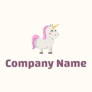 Unicorn on a Floral White background - Enfant & Garderie
