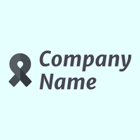Black ribbon on a Light Cyan background - Religiosidade