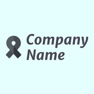 Black ribbon on a Light Cyan background - Religiosidade