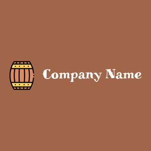 Barrel on a Sante Fe background - Comida & Bebida