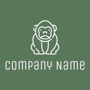 Gorilla logo on a Finlandia background - Animales & Animales de compañía