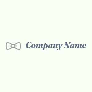 Bow tie logo on a Honeydew background - Moda & Belleza