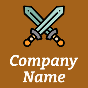 Swords on a Golden Brown background - Architectuur