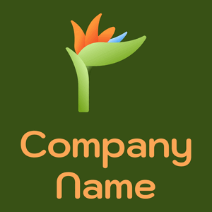 Bird of paradise logo on a Verdun Green background - Sommario