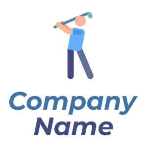 Golfer on a White background - Sport