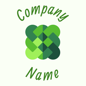 Celtic knot logo on a pale background - Religión