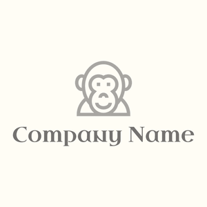 Monkey on a Floral White background - Animaux & Animaux de compagnie
