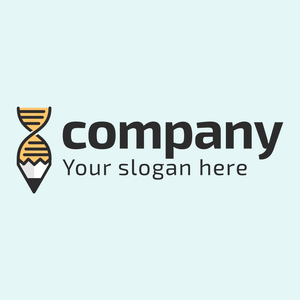 Dna strand and pencil logo - Juegos & Entretenimiento
