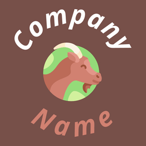 Goat logo on a Spice background - Dieren/huisdieren