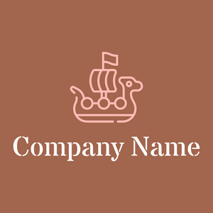 Viking ship logo on a Sante Fe background - Sommario