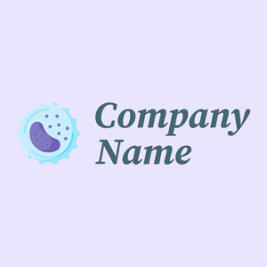 White blood cell logo on a Magnolia background - Abstracto