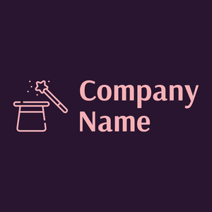 Magic show logo on a Blackcurrant background - Divertissement & Arts