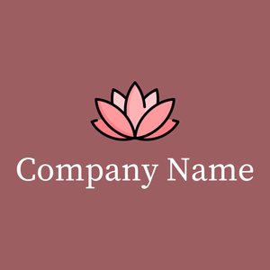 Lotus logo on a Dark Chestnut background - Médicale & Pharmaceutique