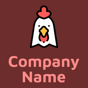 Rooster logo on a Red Devil background - Abstrait