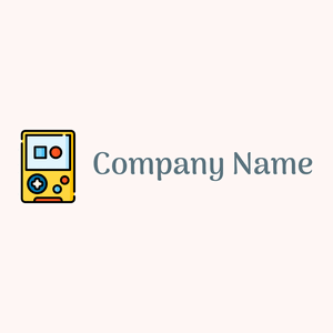 Retro game logo on a Snow background - Abstrakt