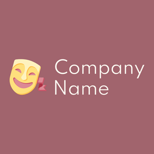 Comedy logo on a Turkish Rose background - Jeux & Loisirs