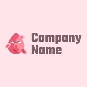 Anemia logo on a Lavender Blush background - Abstracto