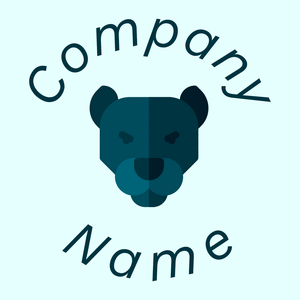 Panther logo on a Light Cyan background - Dieren/huisdieren