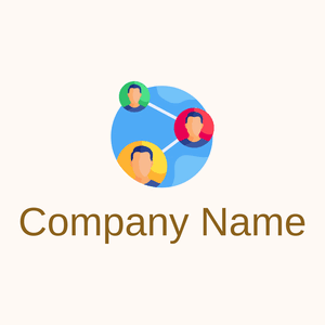 Connect logo on a Seashell background - Comunidad & Sin fines de lucro