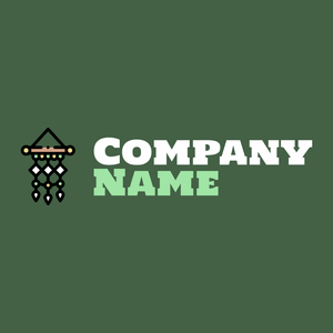 Macrame on a Grey-Asparagus background - Entreprise & Consultant