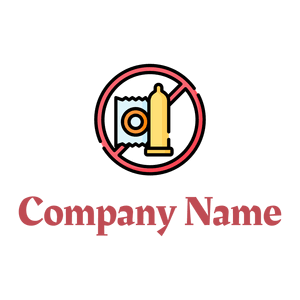 No condom logo on a White background - Medizin & Pharmazeutik