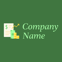Report logo on a Fern Green background - Negócios & Consultoria