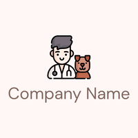 Veterinarian on a Snow background - Tiere & Haustiere