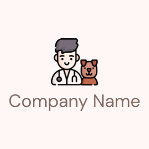 Veterinarian on a Snow background - Tiere & Haustiere