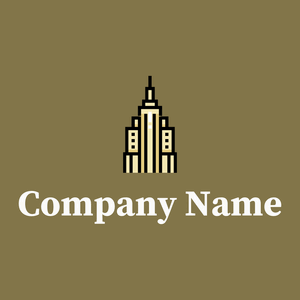 Empire state building logo on a Shadow background - Domaine de l'architechture