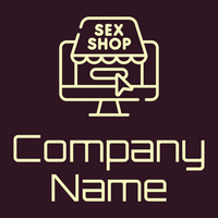 Sex shop on a Rustic Red background - Vendita al dettaglio
